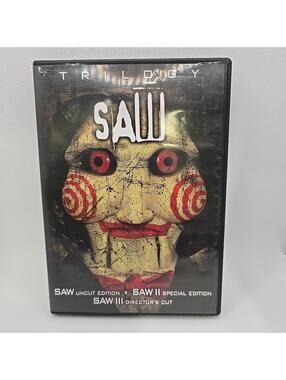 Saw Trilogy DVD Box Set | Unrated Uncut Director's Cut | 6-Disc Special Edition
